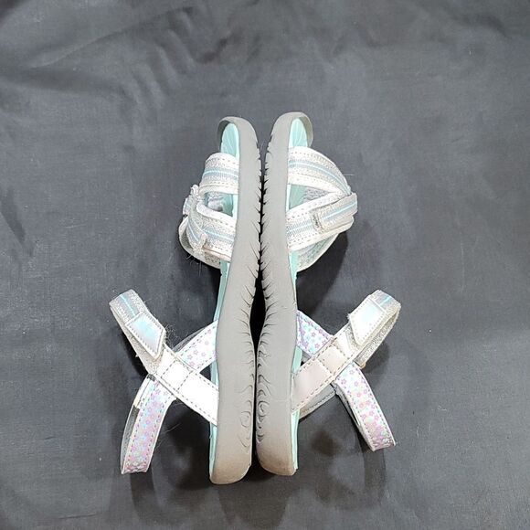 MAP CARMI VELCRO STRAP CLOSURE GIRL  OPEN TOE SANDAL - Picture 7 of 12